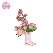 Load image into Gallery viewer, Cherry Blossom Boot Painting