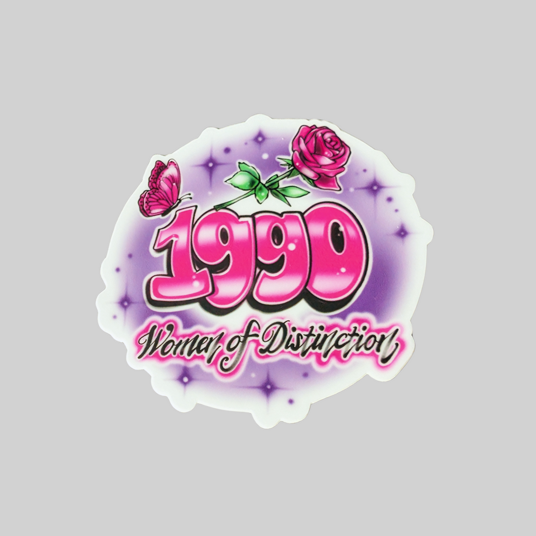 1990 Women of Distinction Sticker