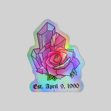 Load image into Gallery viewer, Holographic Est. April 9, 1990 Sticker