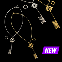 Load image into Gallery viewer, ΣΛΒ Key Necklace &amp; Keychain for Betas!