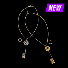 Load image into Gallery viewer, ΣΛΒ Key Necklace &amp; Keychain for Betas!