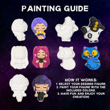 Load image into Gallery viewer, Huntrix Craft Paint Kit | Demon Hunters Anime Birthday Activity | DIY Art Kit  | Huntrix