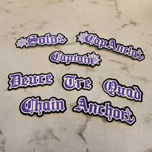 Purple Line Position Stickers ($2/each)