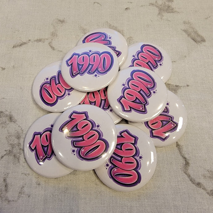 1990 Buttons