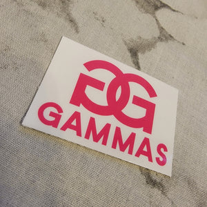 GG Gammas 2" Stickers ($2/each)