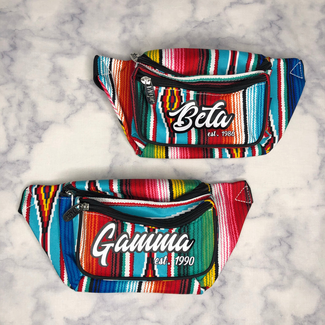 Serape Pattern Fanny Packcc