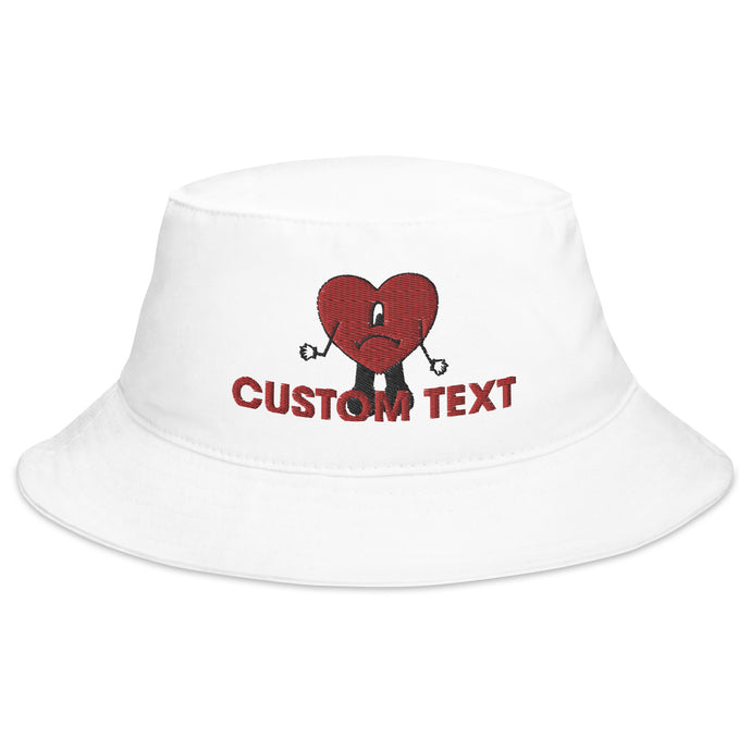 Custom Heart Bucket Hat