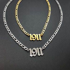 1911 Necklace , 1911 Gift