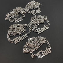 Load image into Gallery viewer, Ace Club Necklace , Deuce Club Necklace , Tre Club Necklace , Dime Club Necklace , Rock Necklace