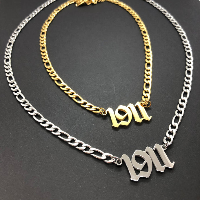 1911 Necklace , 1911 Gift