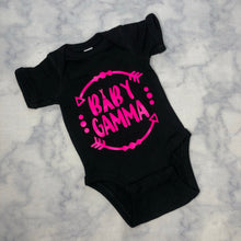 Load image into Gallery viewer, Custom Baby Gamma / Panther Onesie