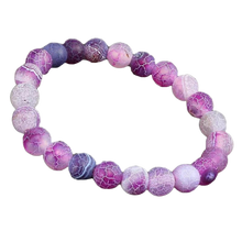 Load image into Gallery viewer, Purple Marble Bracelet