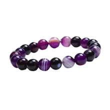 Load image into Gallery viewer, Round Amethyst Bracelet