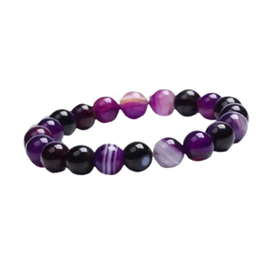 Round Amethyst Bracelet